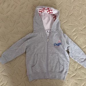 4T Toddler Dodger zip up sweatshirt 💙⚾️